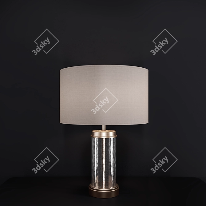 Elegant Baymont Table Lamp 3D model image 3