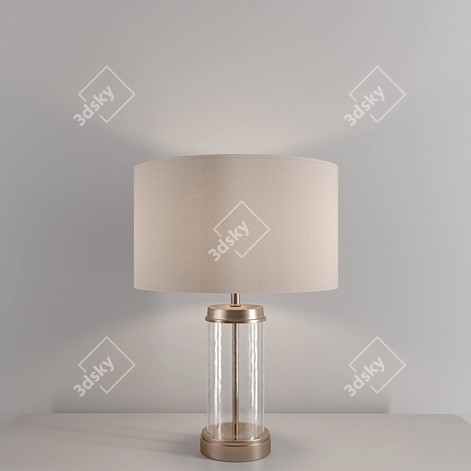 Elegant Baymont Table Lamp 3D model image 4