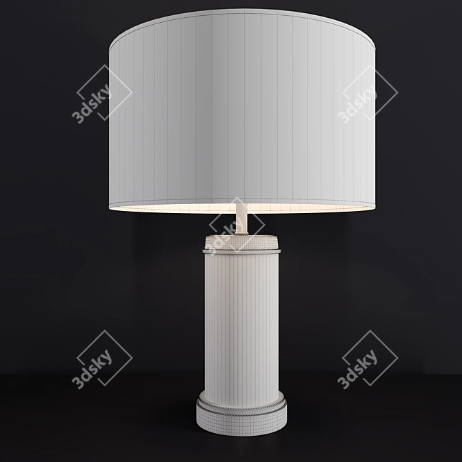 Elegant Baymont Table Lamp 3D model image 5