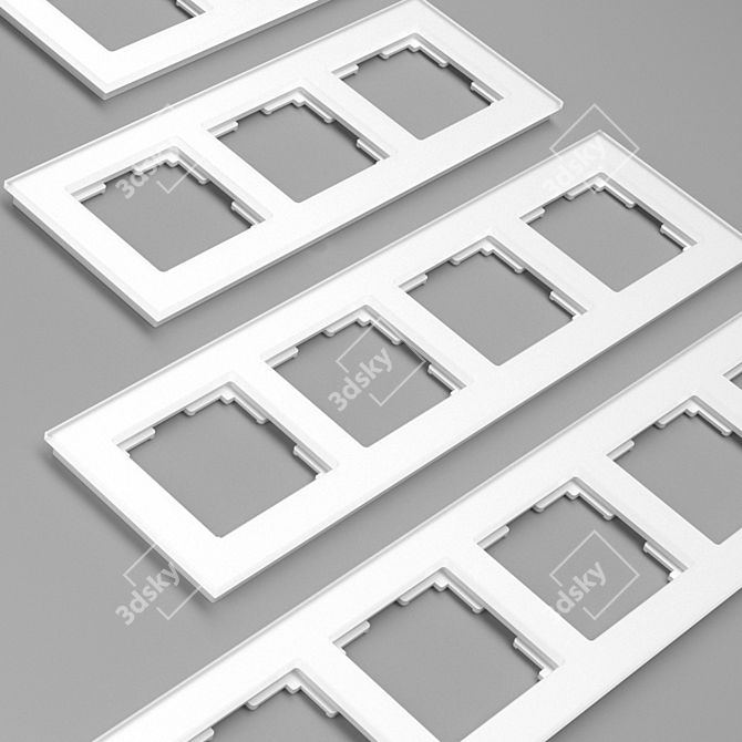 Elegant OM Glass Frames - Werkel Favorit 3D model image 2