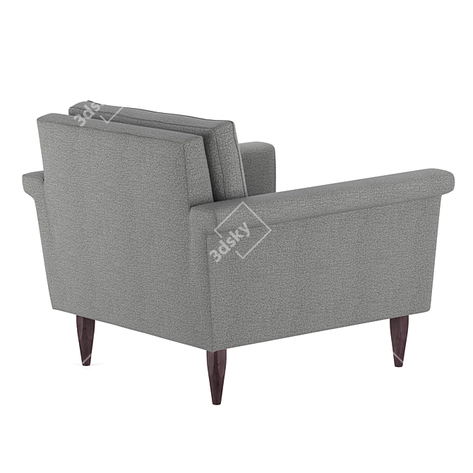 Sophisticated MARQ Pierce Armchair 3D model image 9