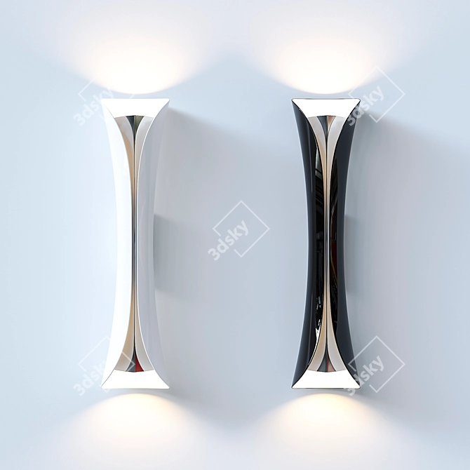 Modern Cadmo Wall Light  Elegant Lighting Fixture 3D model image 2