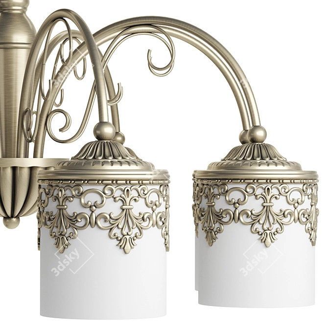 Metropolis Vita Chandelier 3D model image 2