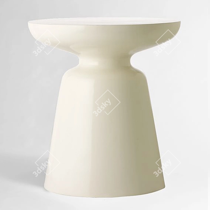 Sleek Martini Side Table: Stylish and Versatile 3D model image 1