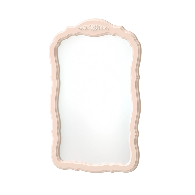 Elegant Provence Dressing Mirror for Girls 3D model image 3