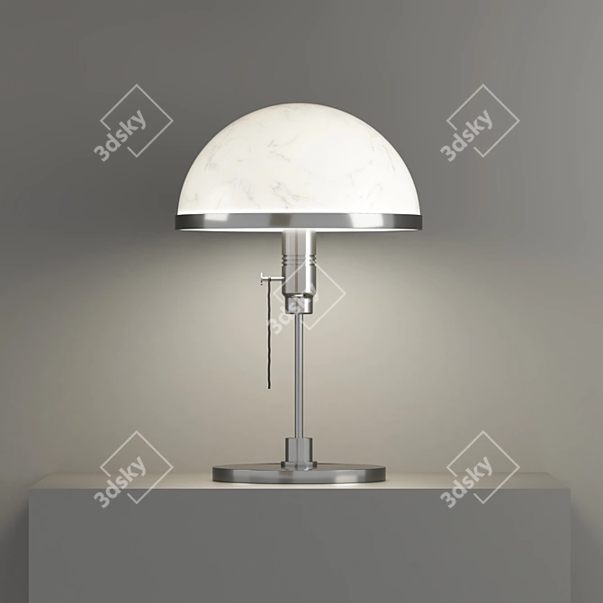 Sleek Modern Floor Lamp 3D model image 1