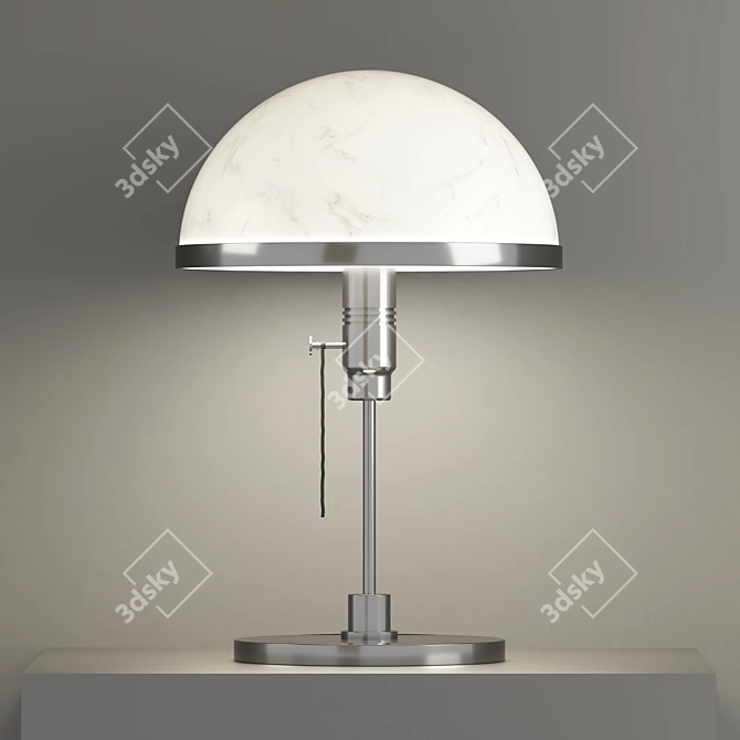 Sleek Modern Floor Lamp 3D model image 3