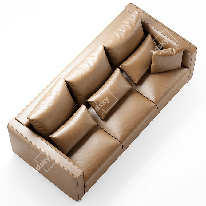 Sleek & Stylish Ligne Roset Estienne Sofa 3D model image 4