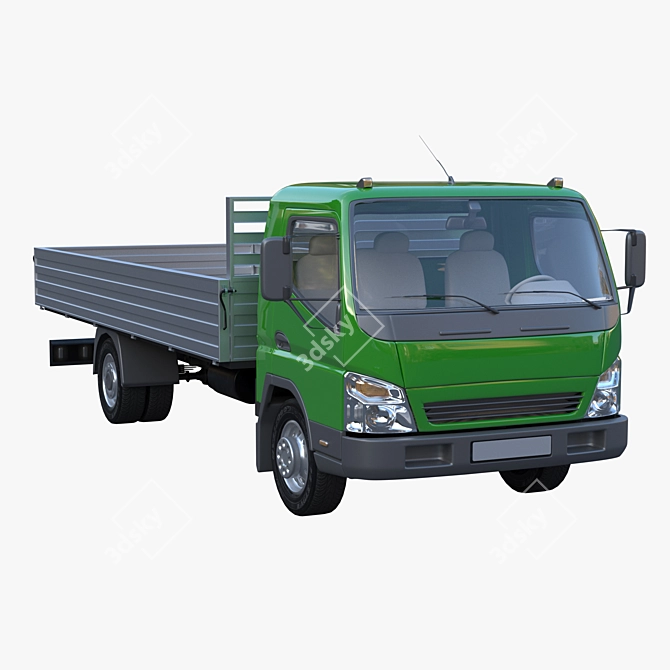 BAW Fenix 1065 Long Bed Truck 3D model image 1