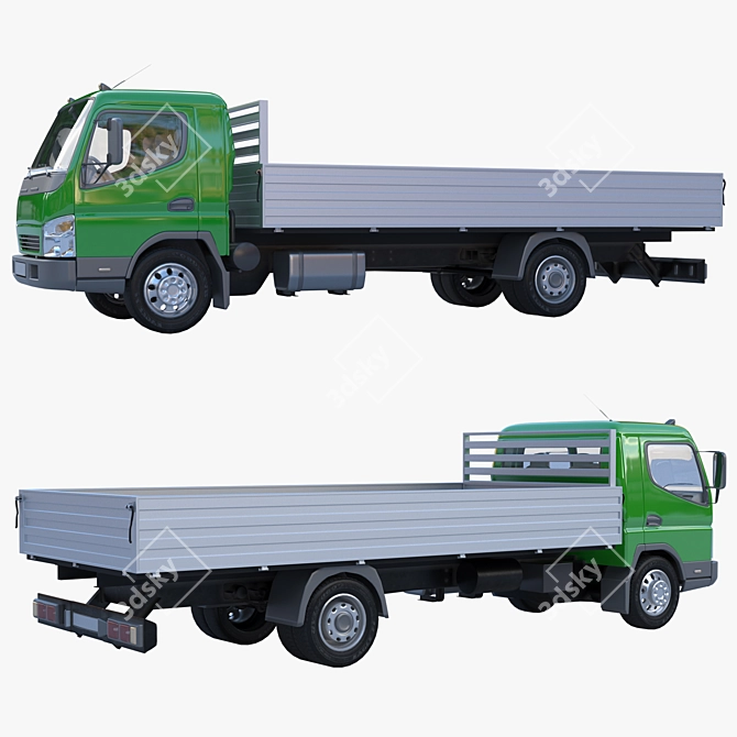 BAW Fenix 1065 Long Bed Truck 3D model image 2