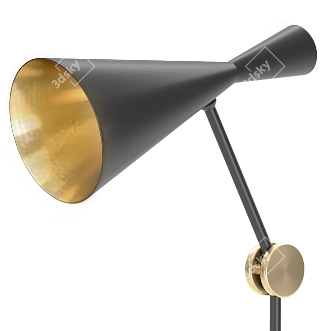 Beat Brass Floor Lamp by Tom Dixon 3D model image 5