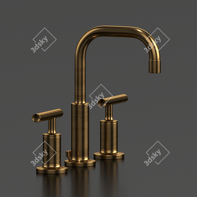 Purist Low-Leverage Faucet 3D model image 1