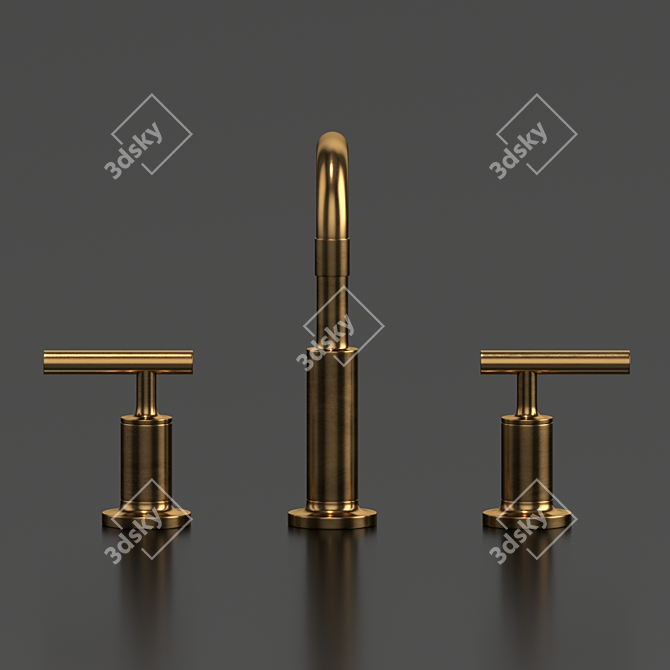 Purist Low-Leverage Faucet 3D model image 3