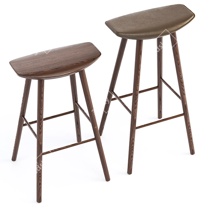 Multi-Height Sløyd Stools 3D model image 2