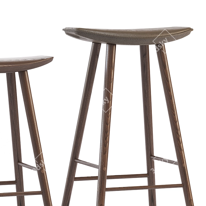 Multi-Height Sløyd Stools 3D model image 3