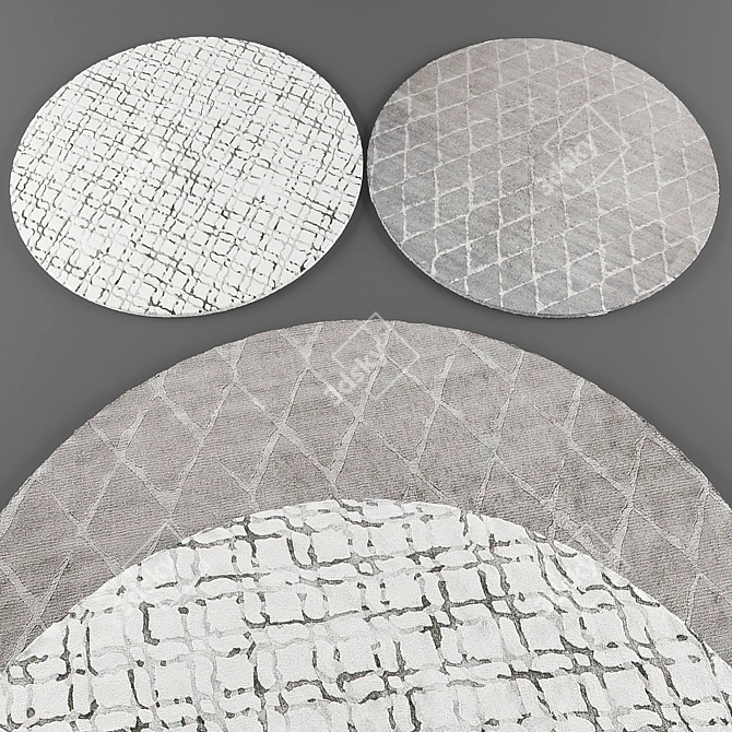 Elegant Rugs Collection 081 3D model image 3