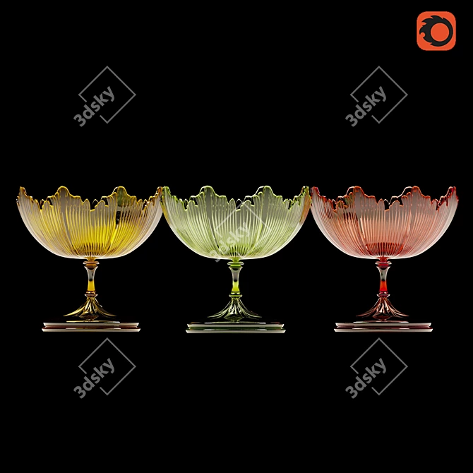 Realistic 3D Fruit Dish: Detailed | Polys: 429,792 3D model image 1