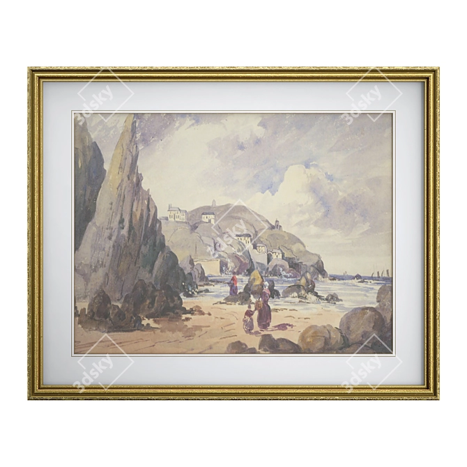 Classic Frame Art 3D model image 1