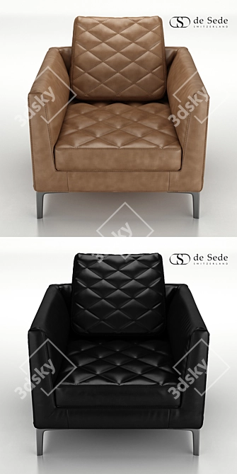 Luxurious DS-48 Armchair by de Sede 3D model image 3