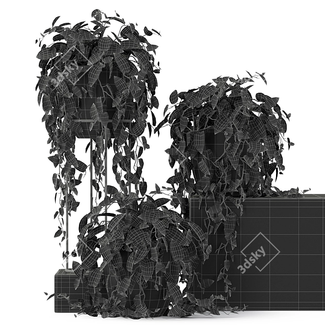 250-Piece Plant Collection 3D model image 3