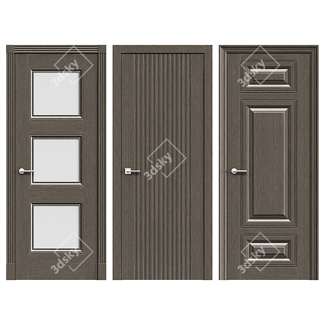 Smooth-Edge Door (v3) 3D model image 2