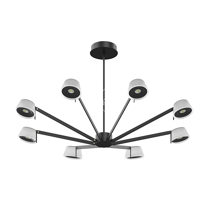 Customizable LED Floor Lamp 3D model image 1