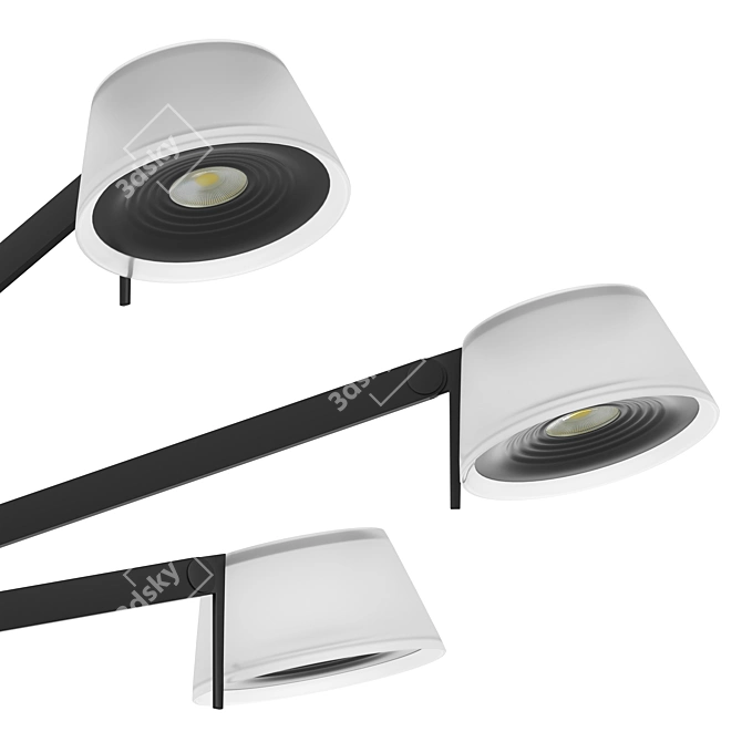 Customizable LED Floor Lamp 3D model image 2