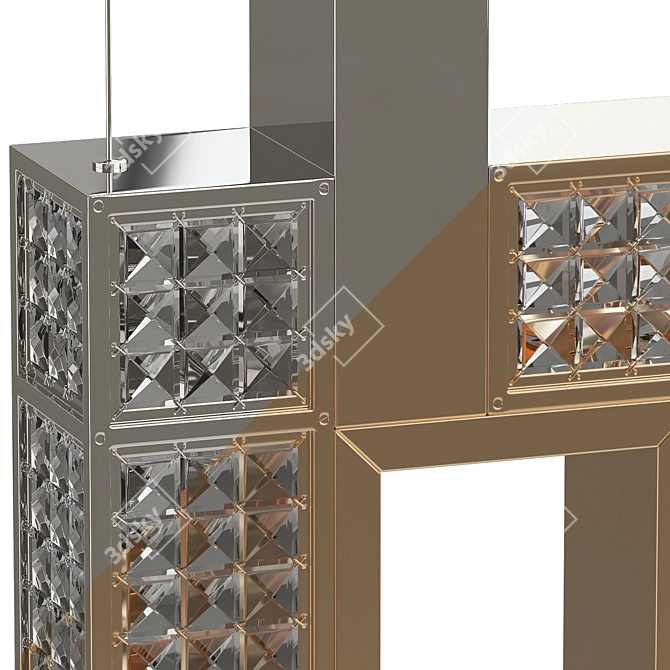 Elegant Crystal Chandelier: Patrizia Garganti Coccofilo-1 3D model image 3