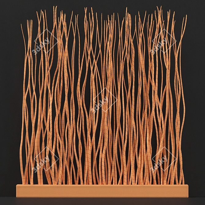 Branchy Planter: Long, Thin & Crooked 3D model image 5