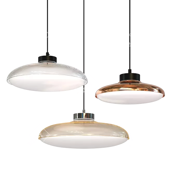 Fiji LED Pendant Lamp 3D model image 1