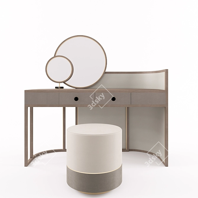 Elegant Parma Dresser by Frato 3D model image 1