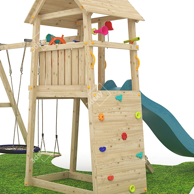 Belvedere Game Complex: Versatile Outdoor Fun 3D model image 3