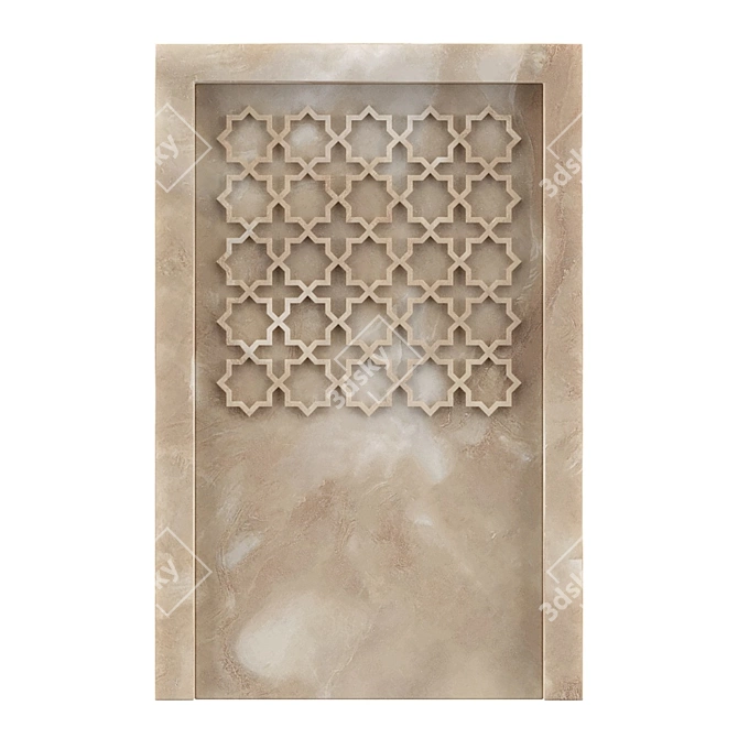 Elegant OM Arch Marble AM83 3D model image 1