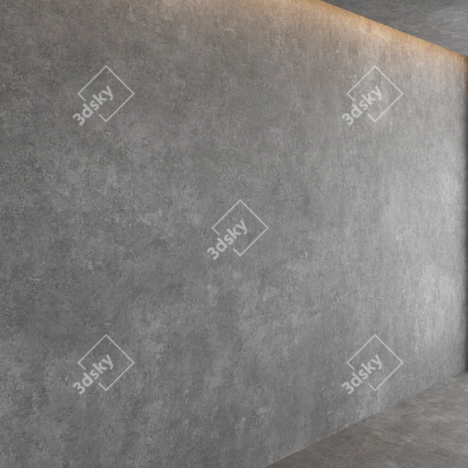 Luxury Concrete Texture Kit 3D model image 4