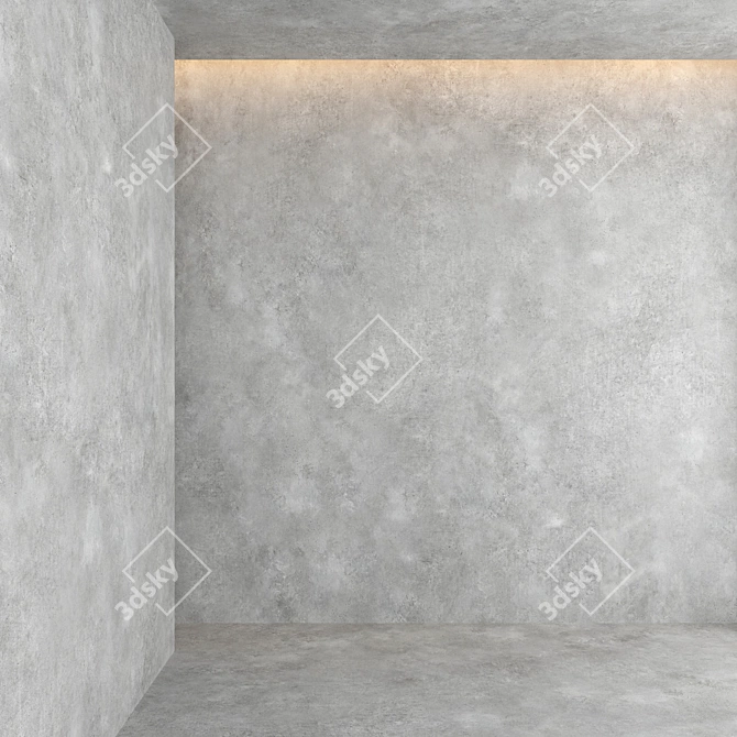 Premium Decorative Concrete Panels 3D model image 1