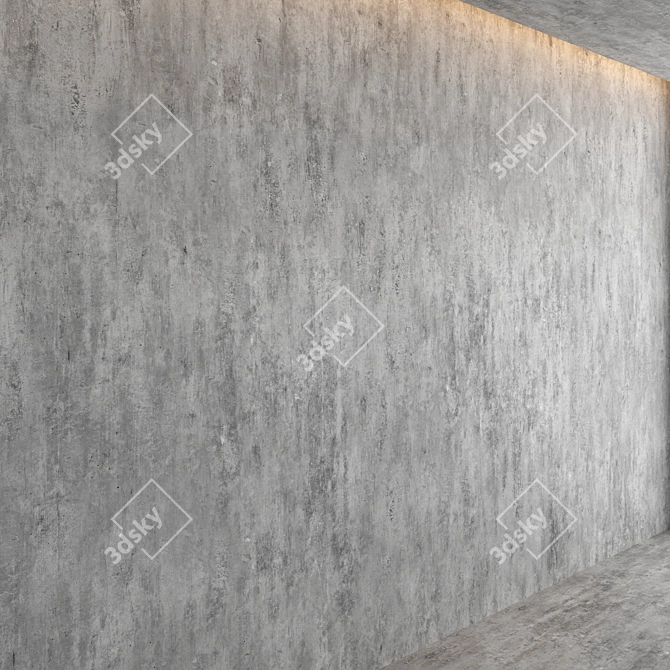 Seamless Concrete Textures 3D model image 2