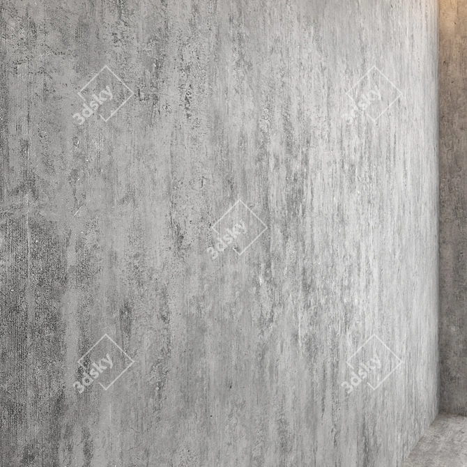 Seamless Concrete Textures 3D model image 3