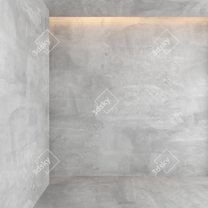 Decorative Concrete 3D Textures 3D model image 1