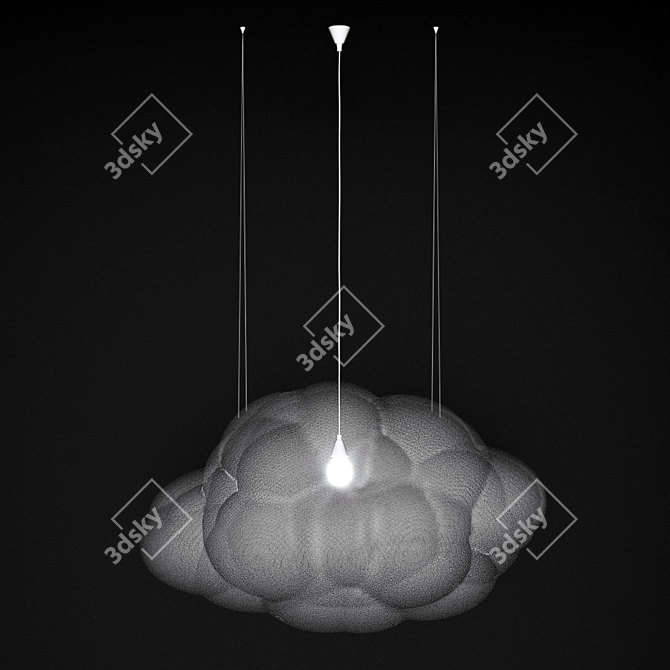 Dreamy Cloud Lamp 3D model image 1