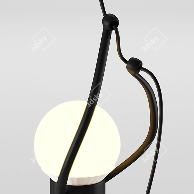 Modern Nordic Chandelier 3D model image 2