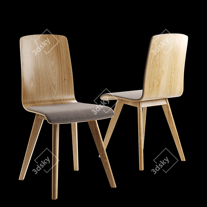 LINO FG DESIGN A-1602/1605 - Stylish 3D Chair 3D model image 1