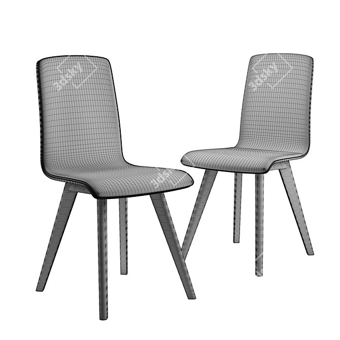 LINO FG DESIGN A-1602/1605 - Stylish 3D Chair 3D model image 3