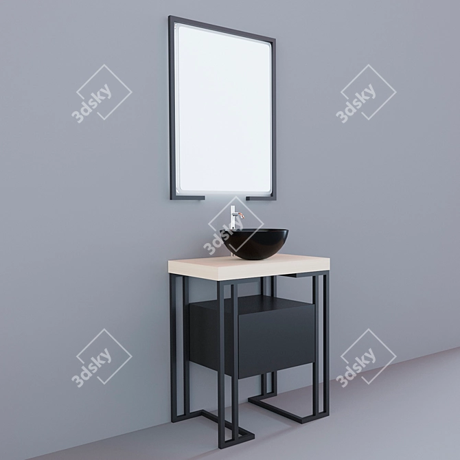 Sleek and Stylish Velvex Set 3D model image 6