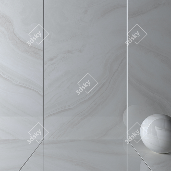 Morena Gray Wall Tiles: Versatile Multi-Texture Design 3D model image 2