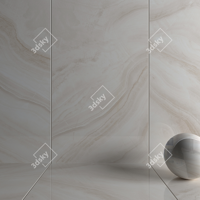 Morena Beige Wall Tiles: Multi-texture, High-quality 3D Model 3D model image 3