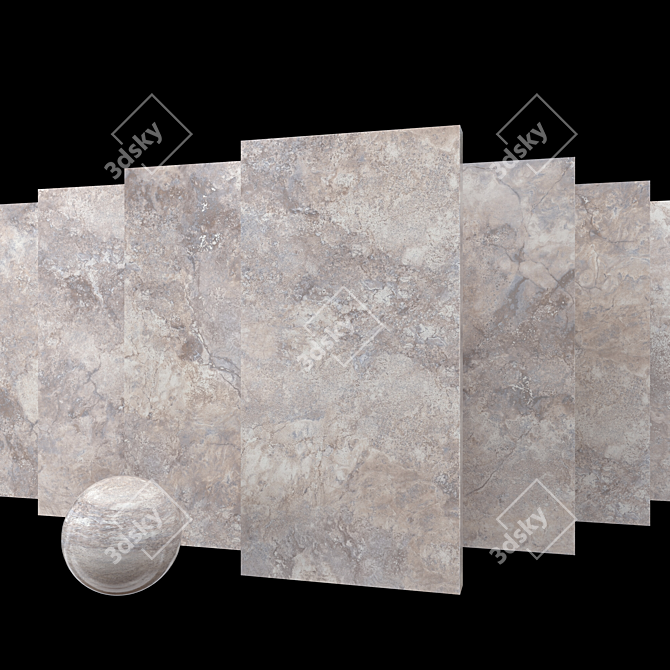 Luxury Marble Villa Set: Ottomano Collection 3D model image 1