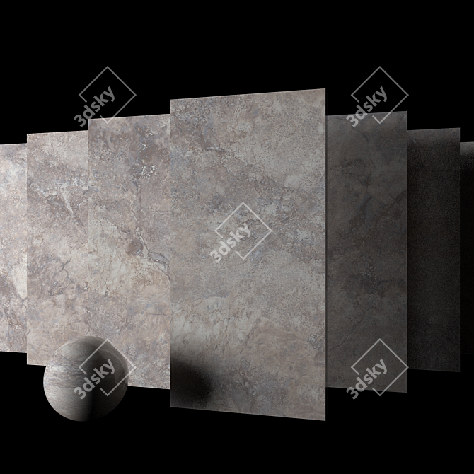 Luxury Marble Villa Set: Ottomano Collection 3D model image 2