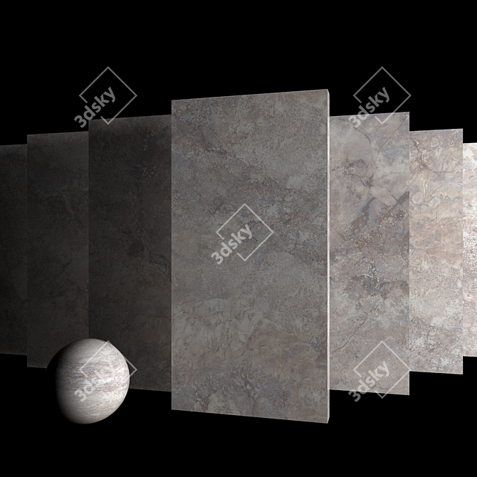 Luxury Marble Villa Set: Ottomano Collection 3D model image 3