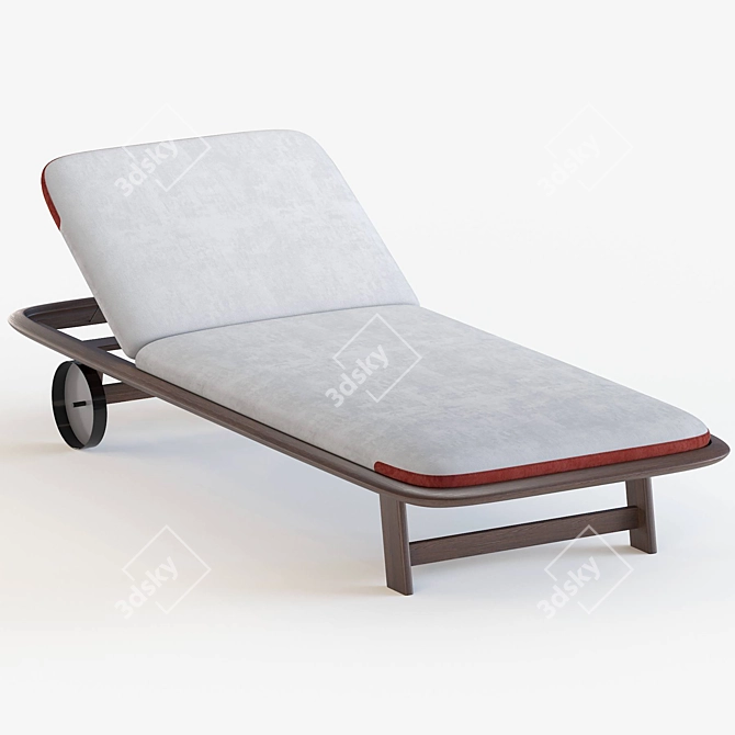 10th Tellaro Sun Lounger: Sleek and Stylish Design 3D model image 3