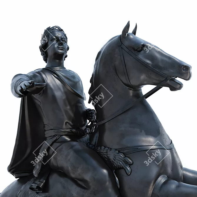 Peter the Great Monument - Bronze Horseman 3D model image 4